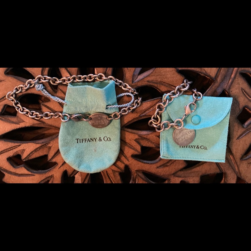 Vintage Tiffany’s necklace and charm bracelet